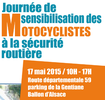 17 mai 2015 : journée de sensibilisation motocyclistes à la sécurité routière