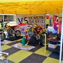 Supermoto Carole : paddock et mécanos en action