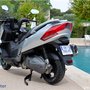 Essai Kymco MyRoad 700i : arrière gauche