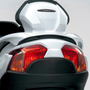 Suzuki Burgman 650cc 2013 : ligne de feu arrière et dosseret