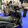 Salon du Scooter Paris : Kymco K-xct 125cc Abs poste de conduite