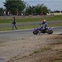 Supermoto Carole : sortie partie terre