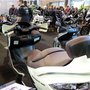 Salon 2 roues Lyon 2012 : Suzuki Burgman 400cc "bois"