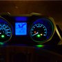 Essai Kawasaki J300 Spécial Edition : tableau de bord bleu