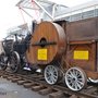 Rétromobile 2013 : premier train à vapeur de l ?ingénieur Marc Seguin