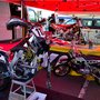 Supermoto Carole : machine au repos