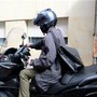 Essai Besace Messenger Marron Rouge : port en bandouilière