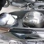 Essai comparatif X-Max – Forza 125cc : Forza - coffre deux casques