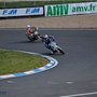 Supermoto Carole : courbe après grande ligne droite