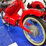 Salon Moto Légende 2014 : Motom 98 TS - moteur horizontal - détail roue avant