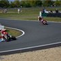 Supermoto Carole : sortie courbe après grande ligne droite
