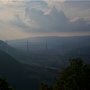 Aubenas-Pontedera : Millau au couchant
