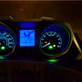 Essai Kawasaki J300 Spécial Edition : tableau de bord bleu