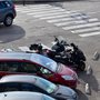 A l'assaut des Pyrénées : Carcassonne - scooters rangés
