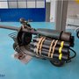 Musée Piaggio : Vespa TAP (Truppe Aero Portate) de 1956, 150cc