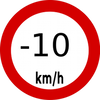 ACA : abaissement de la vitesse sur route