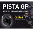 AGV Pista GP : 5 étoiles au classement Sharp
