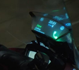 Yamaha Tricity : pare-brise intelligent Samsung