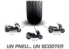 Yamaha - Mbk : un pneu, un scooter