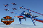 Patrouille de France : Harley Davidson en prend la couleur