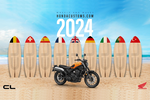 Wheels and Waves 2024 : 16 Honda scambler CL500 en compèt