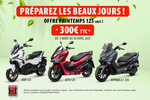 Sym : offre printemps 125cc, -300€