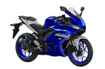 Rappel YZF-R3 : remplacement des supports de durite de frein avant et modification du passage du faisceau du klaxon