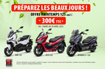 Sym : offre printemps 125cc, -300€