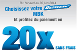 Mbk Booster : sans frais, c'est frais