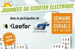 01 - 07 avril 2014 : semaine du développement durable - journées du scooter électrique