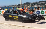 Crash-test scooter-voiture : le choc