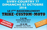 02 octobre 2016 : 2ème rassemblement Trikes, Motos, Kustoms, 77