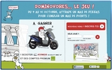 Kymco + Domino's Pizza : scooter en jeu 