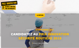 Sécurité Routière : 2ème Prix de l'Innovation – Ouverture candidatures