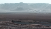 Mars : cratère Gale, vu par Curiosity
