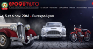 04 – 06 novembre 2016 : Epoqu'Auto 2016