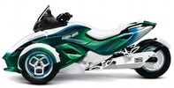 Can Am Spyder hybride : le Spyder passe au vert