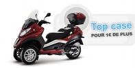 Mp3 LT 400cc Touring : top case à 1€