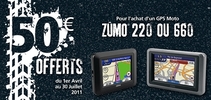 Garmin : 50 € sur les GPS deux roues