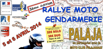 05 - 06 avril 2014 : 3ème Rallye Moto Gendarmerie Aude