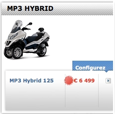 Piaggio Mp3 125cc hybrid