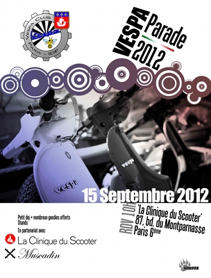 15 septembre 2012 : Vespa Parade Paris