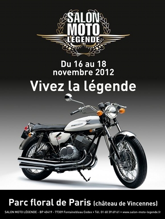 16 - 18 novembre 2012 : 15ème salon Moto Légende