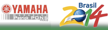Yamaha Patrick Pons Grande Armée : couleurs Brésil