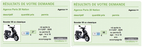 Ada : location de scooter 50cc