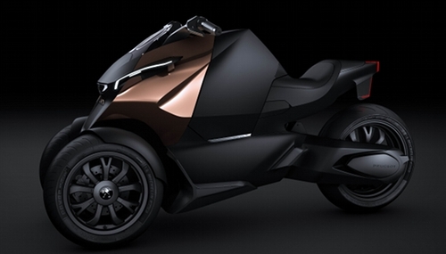 Concept Peugeot Scooters trois roues Onyx