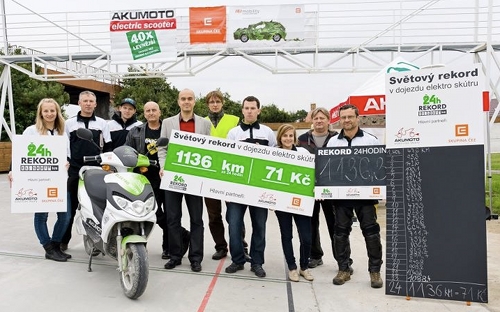 Akumoto 300 électrique : record de distance sur 24h
