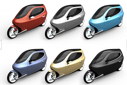 Lit Motors C-1 : coloris