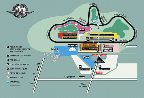 Circuit Coupes Moto Légende