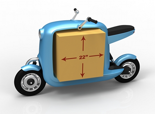 Lit Motors Cargo : chargement